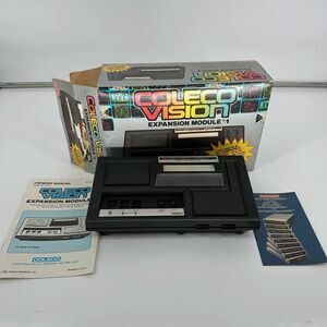 LOT ColecoVision Expansion Module Boxed Wico Joystick 2 Controllers Game Manuals